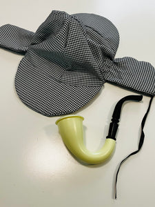 SHERLOCK/ 'ENOLA HOLMES' KIDS' SIZE HAT/ PIPE