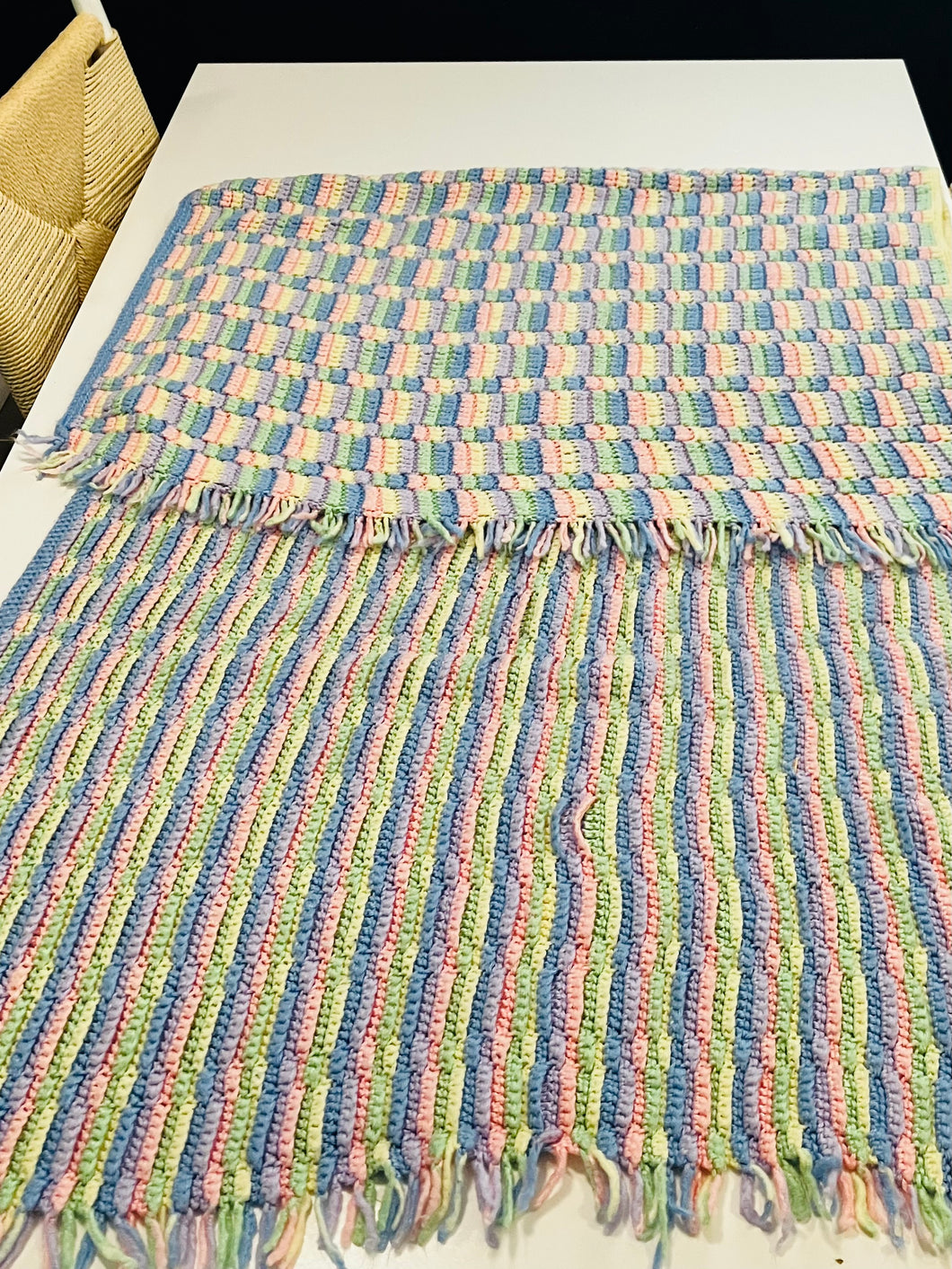 HANDMADE BABY BLANKET XTRA LONG