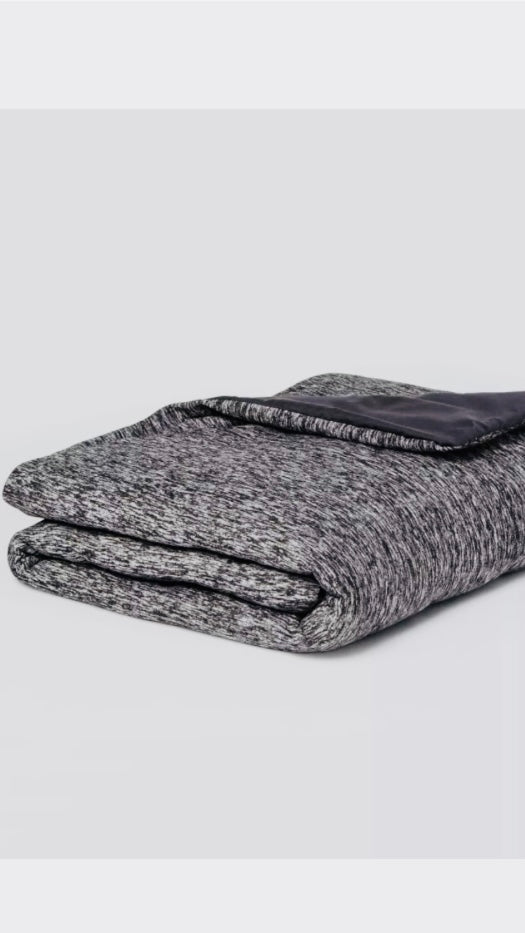 GREY WEIGHTED BLANKET ROOM ESSENTIALS 4' X 5' - size Twin