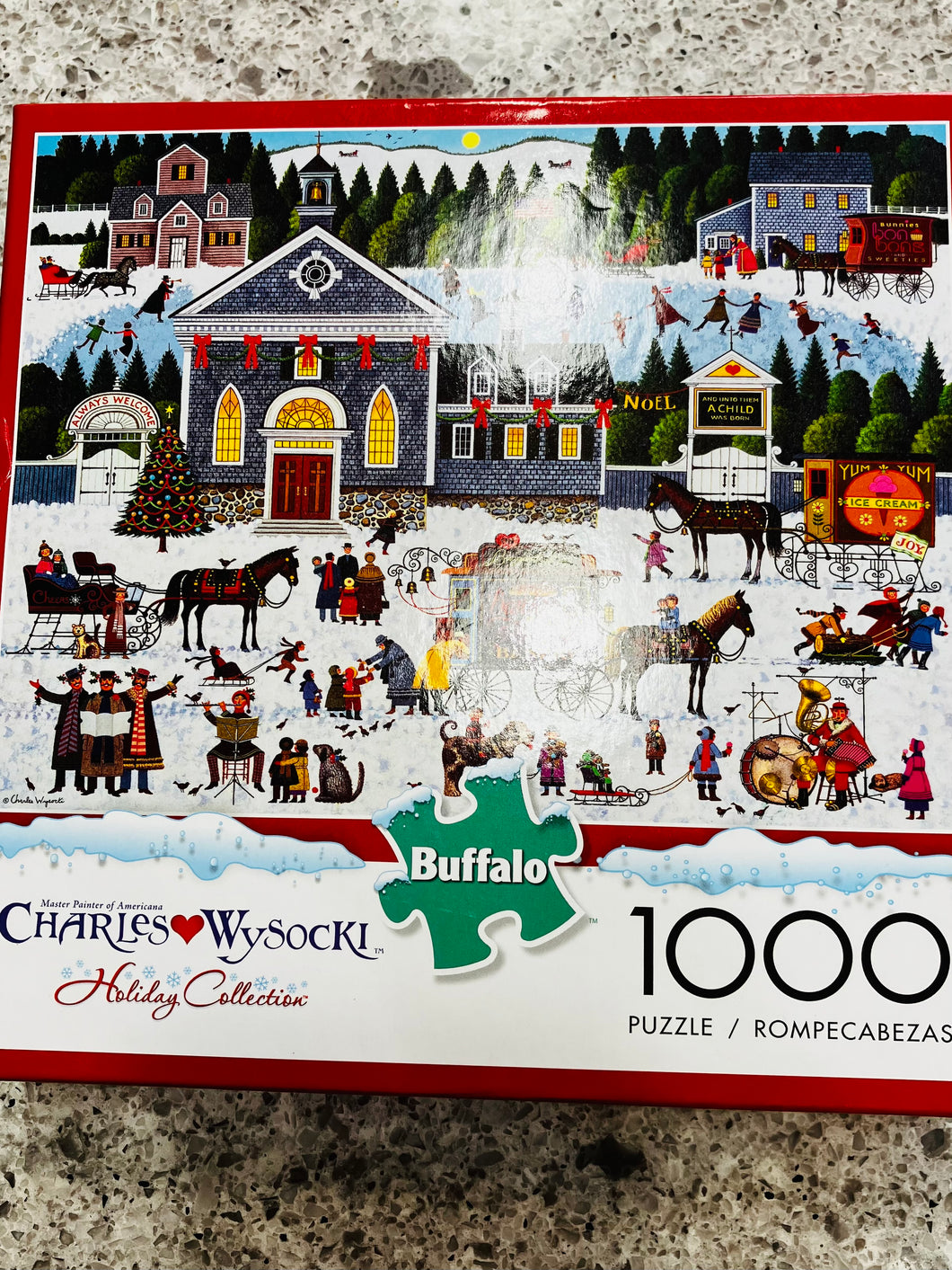 **NEW** HOLIDAY PUZZLE 1,000 PCS/ NEVER OPENED