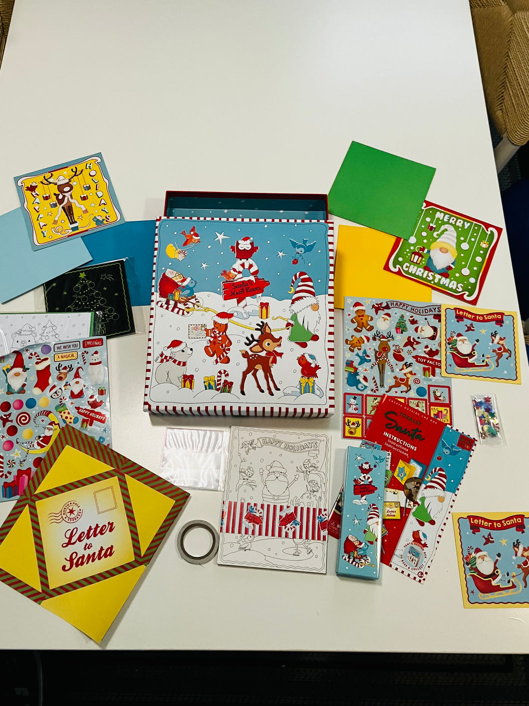 LETTER TO SANTA KIT LETTERS/CARDS/STICKERS