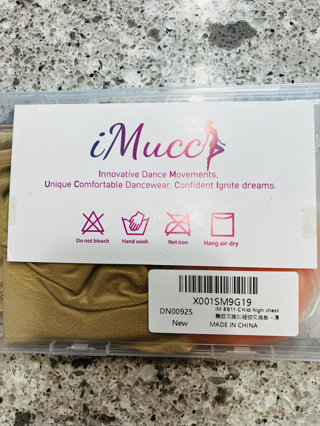 *NEW* iMucci CLEAR STRAP DANCE BRA - SMALL - size Small