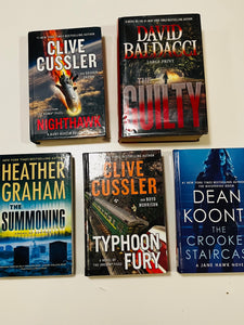 5 THRILLERS DEAN KOONTZ/CUSSLER
