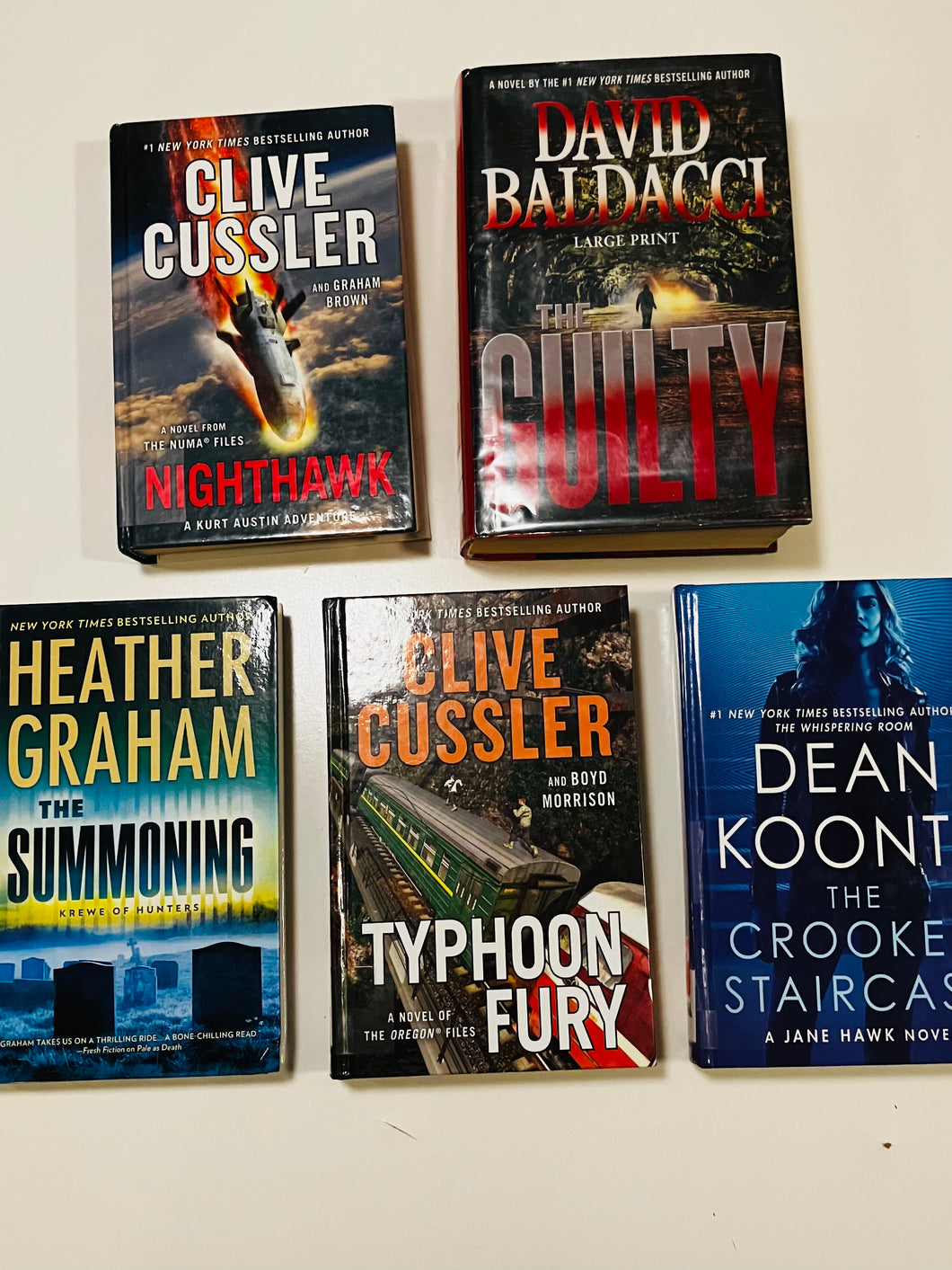 5 THRILLERS DEAN KOONTZ/CUSSLER