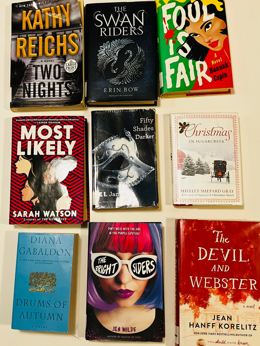 9 BESTSELLERS ADULT NOVELS/ KATHY REIC
